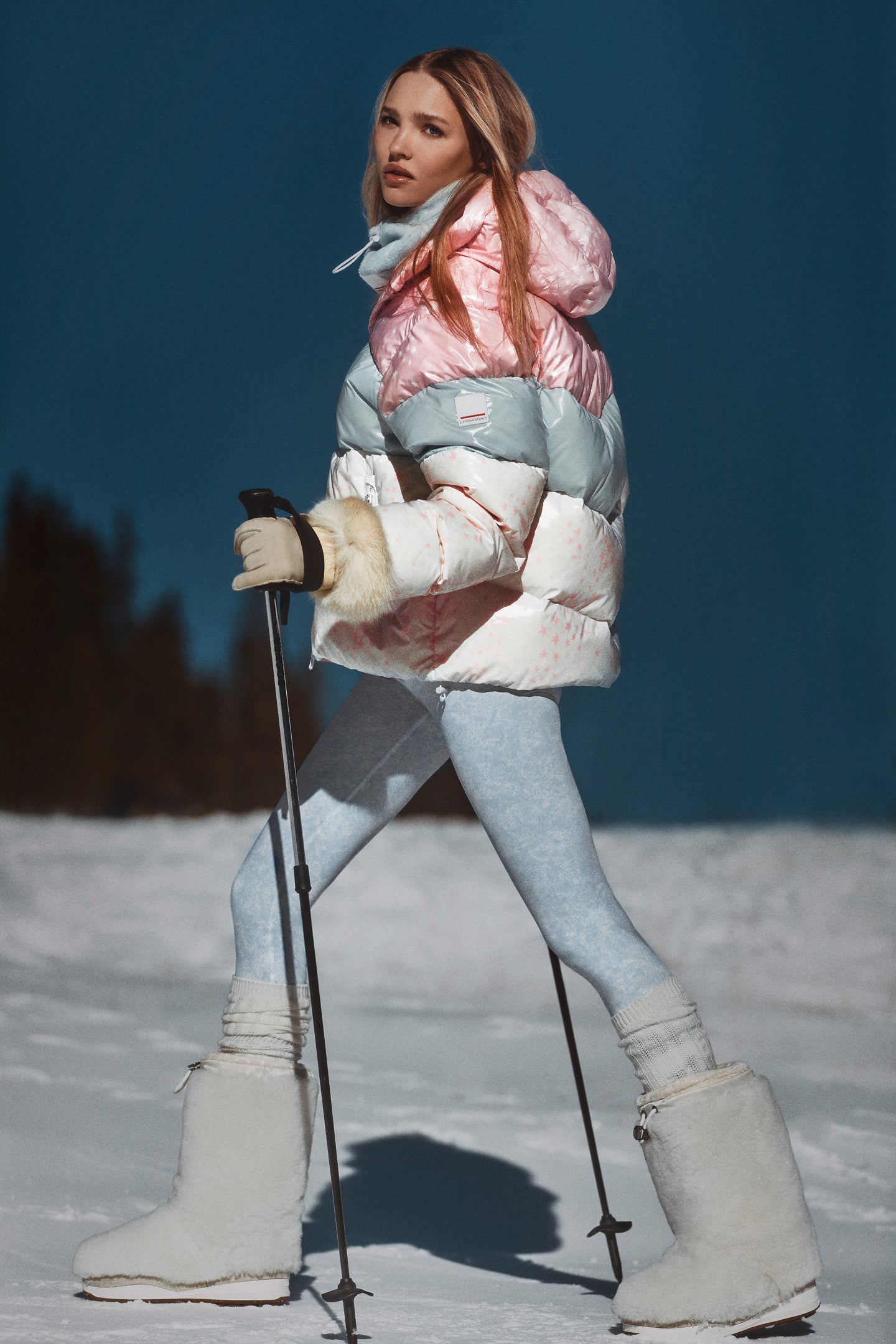 BOGNER FIRE+ICE x LoveShackFancy Love Leggings - ALPINE BLUE - Image 2