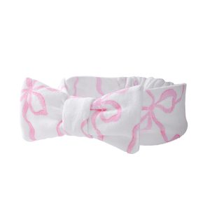 Bow Face Wash Beauty Headband-PINK BONNET