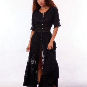 Minka Maxi Dress-BLACK