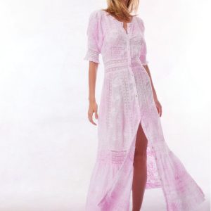 Minka Maxi Dress-PEONY PINK