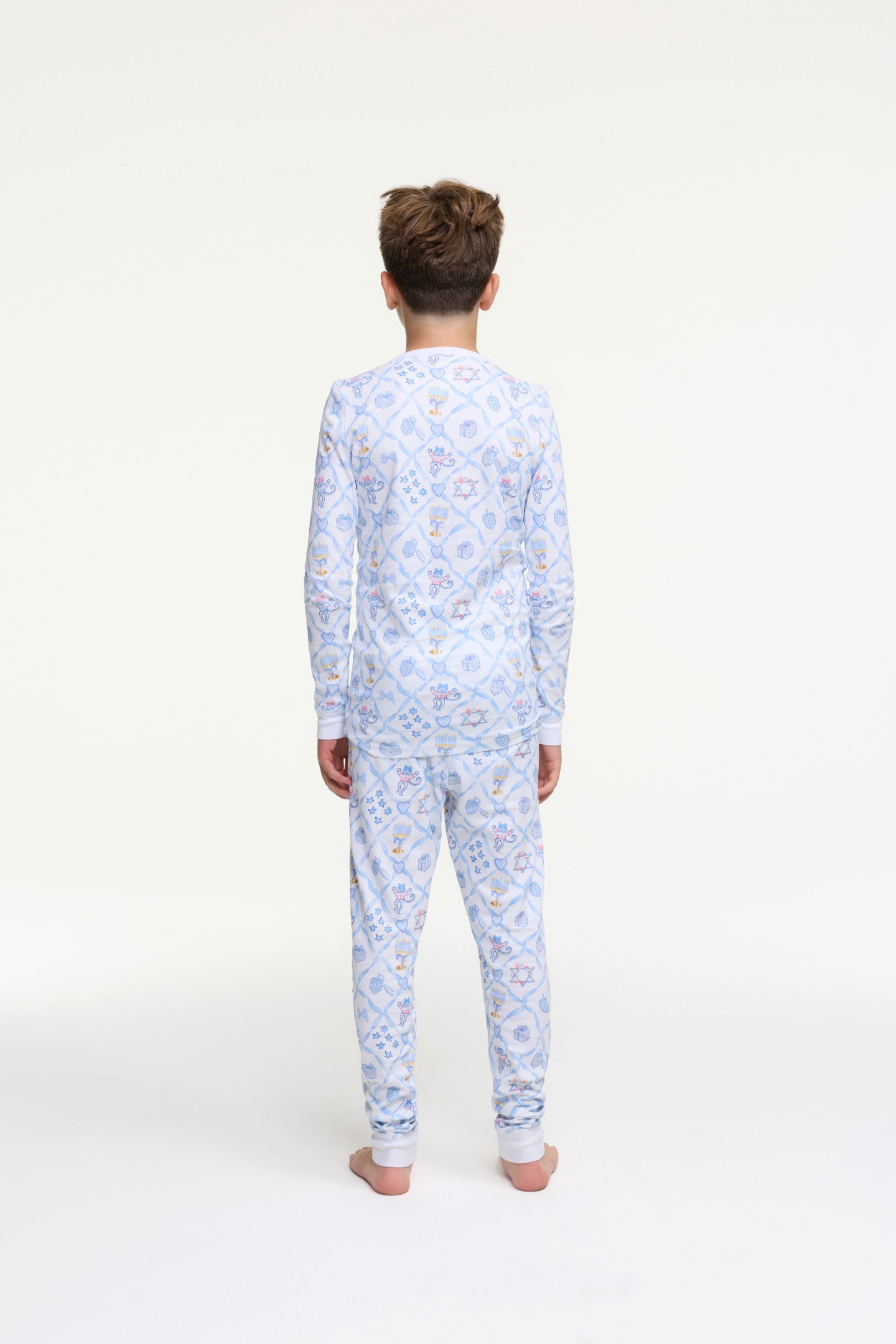 LoveShackFancy x Roller Rabbit Kids Starry Nights Lattice Pajamas - Image 7