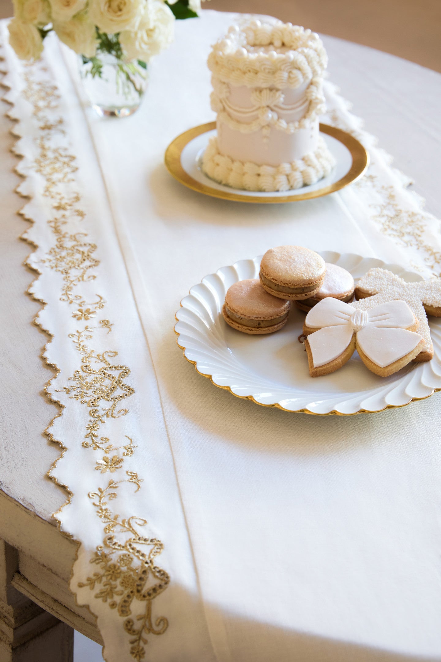 Gilded Bow Table Runner