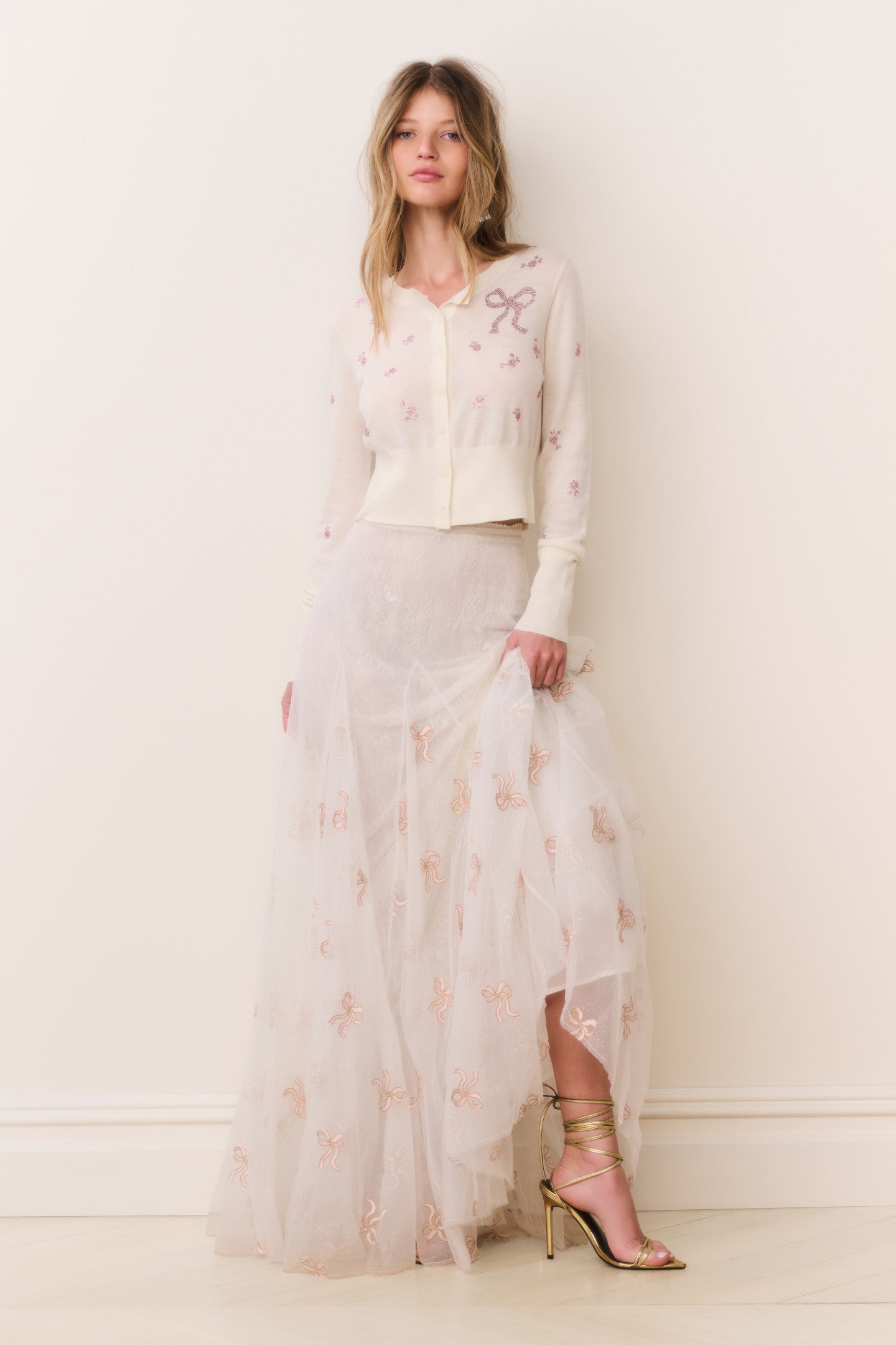 Lomani Secret Crush Tulle Maxi Skirt - Image 2