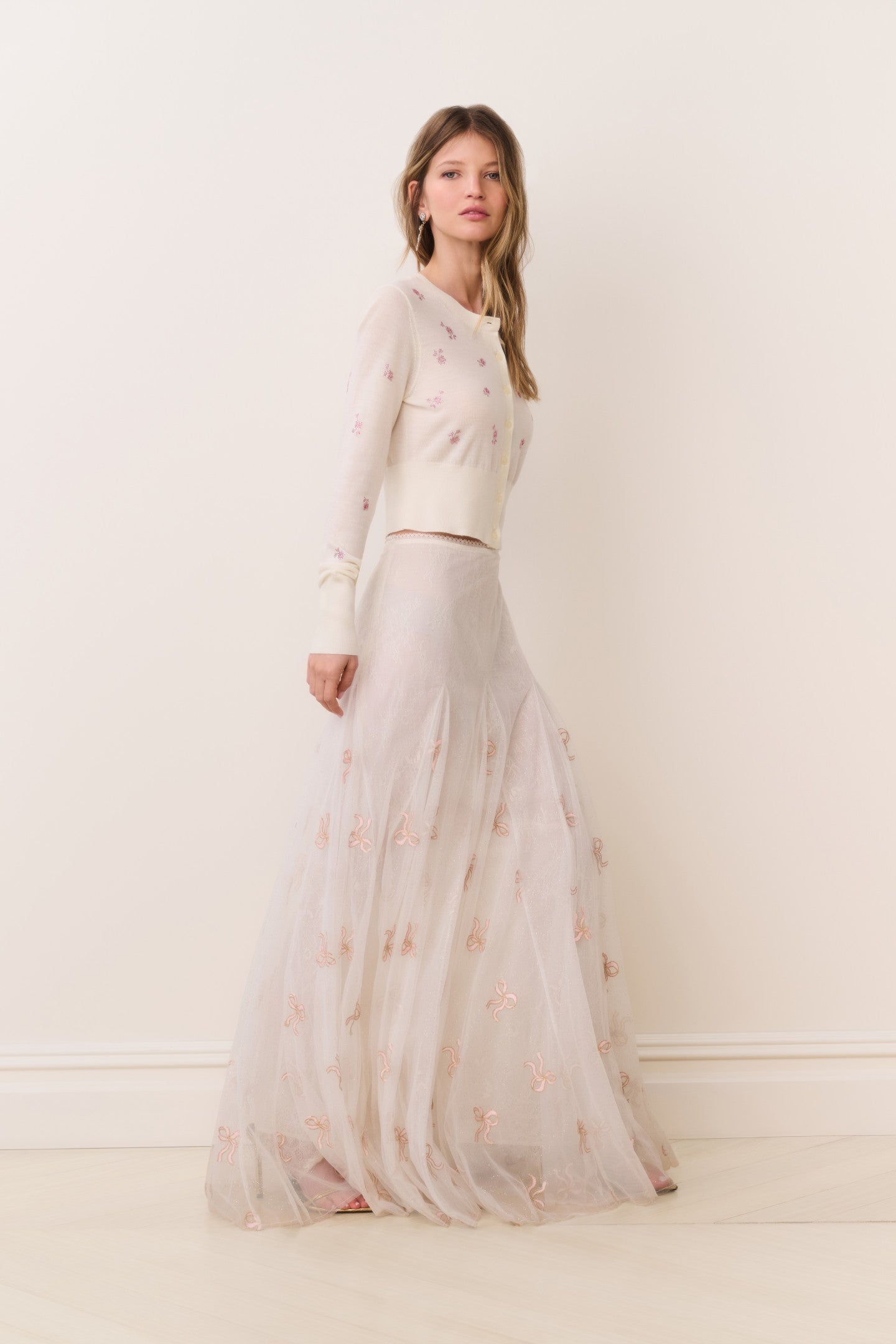 Lomani Secret Crush Tulle Maxi Skirt - Image 3