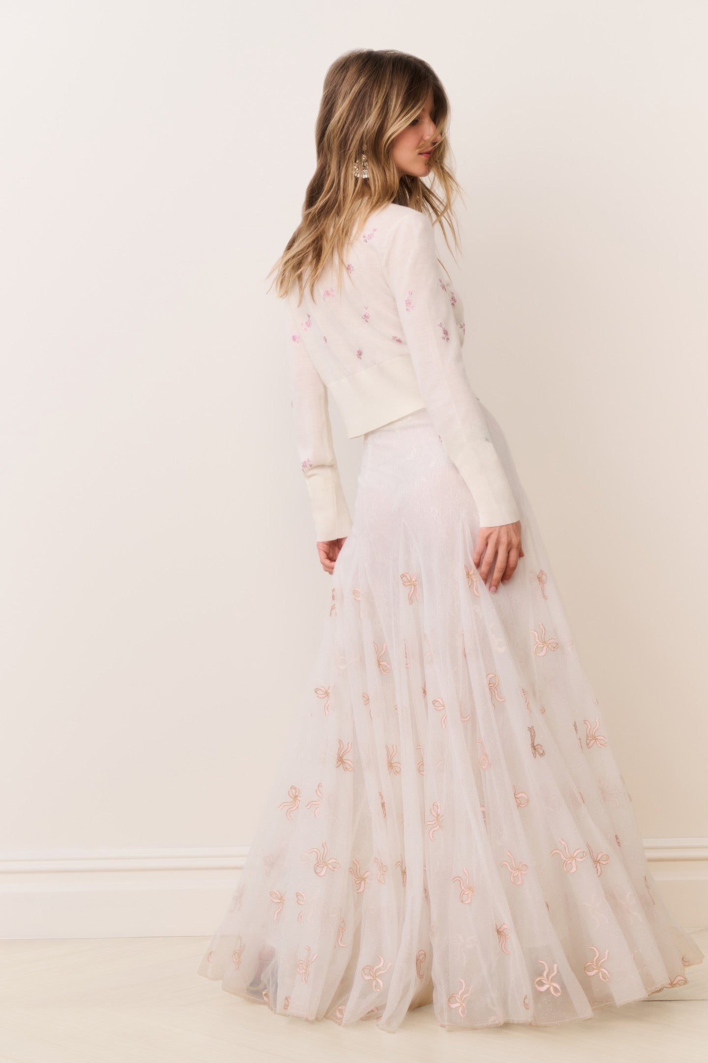 Lomani Secret Crush Tulle Maxi Skirt - Image 4