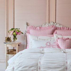 Forever In Love Embroidered Duvet Cover + Sham Set