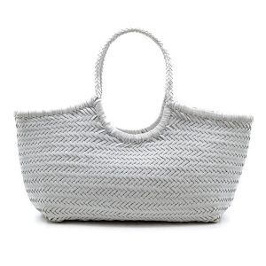 Dragon Diffusion Nantucket Large Woven Leather Tote