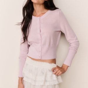 Adeanne Pastel Wool Cardigan