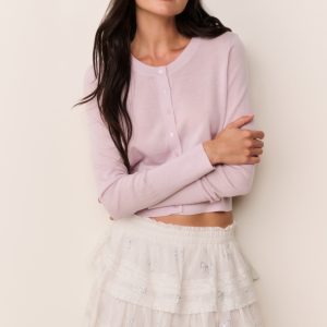 Ruffle Mini Crystal Bow Skirt