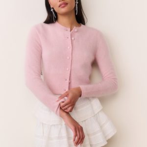 Adeanne Fitted Cashmere Cardigan