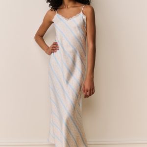 Tween Adelise Floral Stripe Maxi Dress
