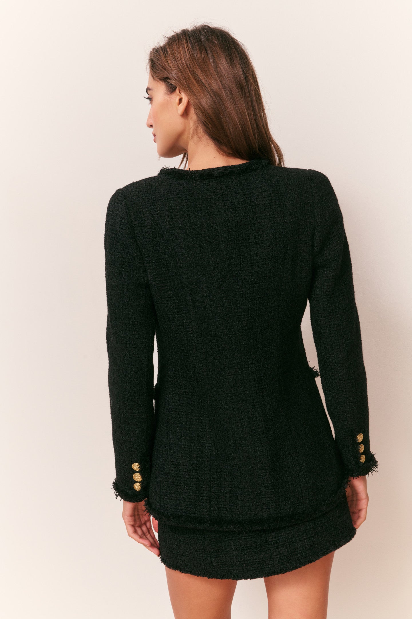 Adrina Tweed Embellished Jacket - Image 5