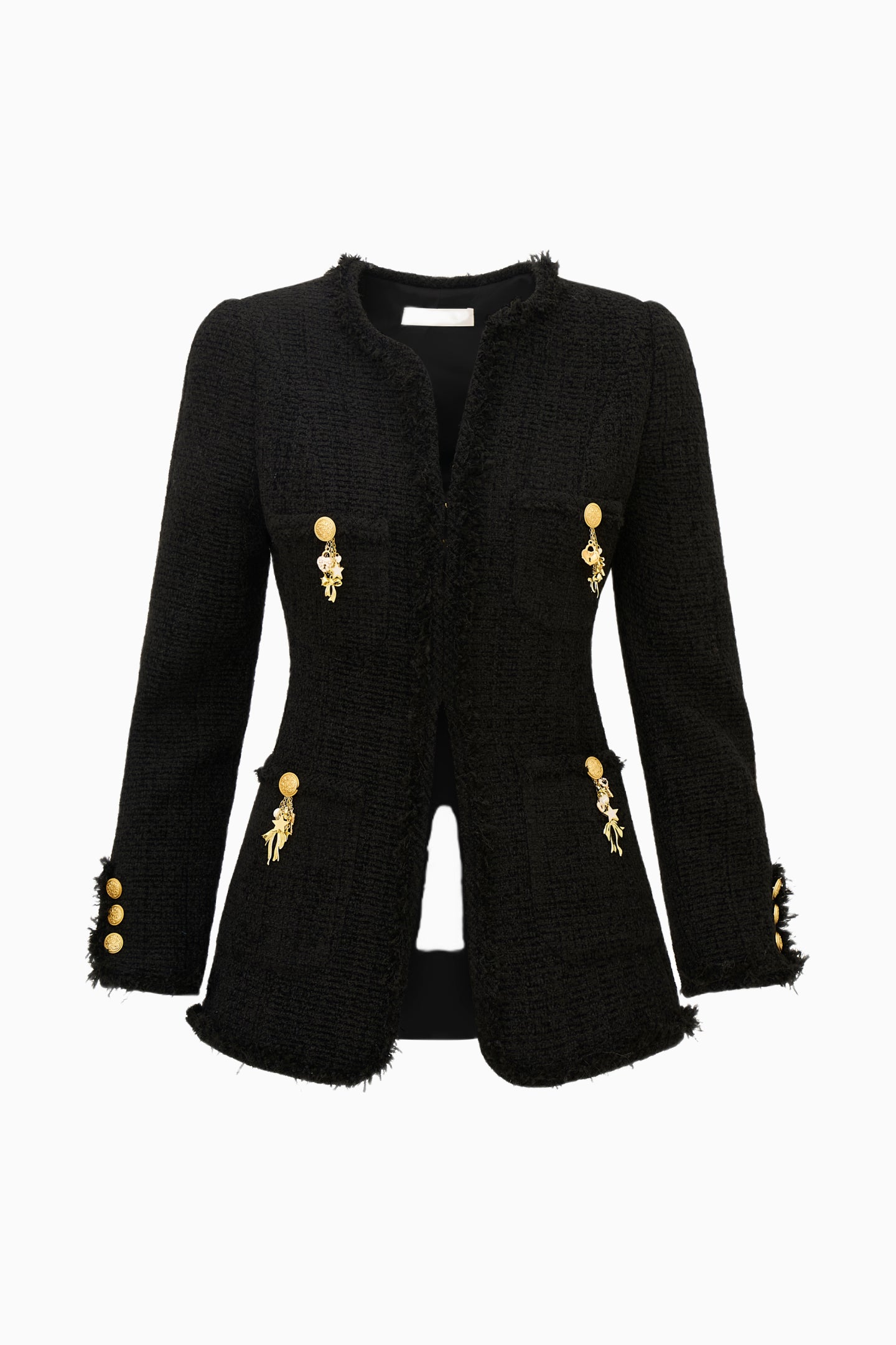 Adrina Tweed Embellished Jacket - Image 6