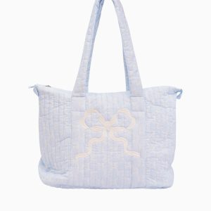 Aja Quilted Bow Print Weekender
