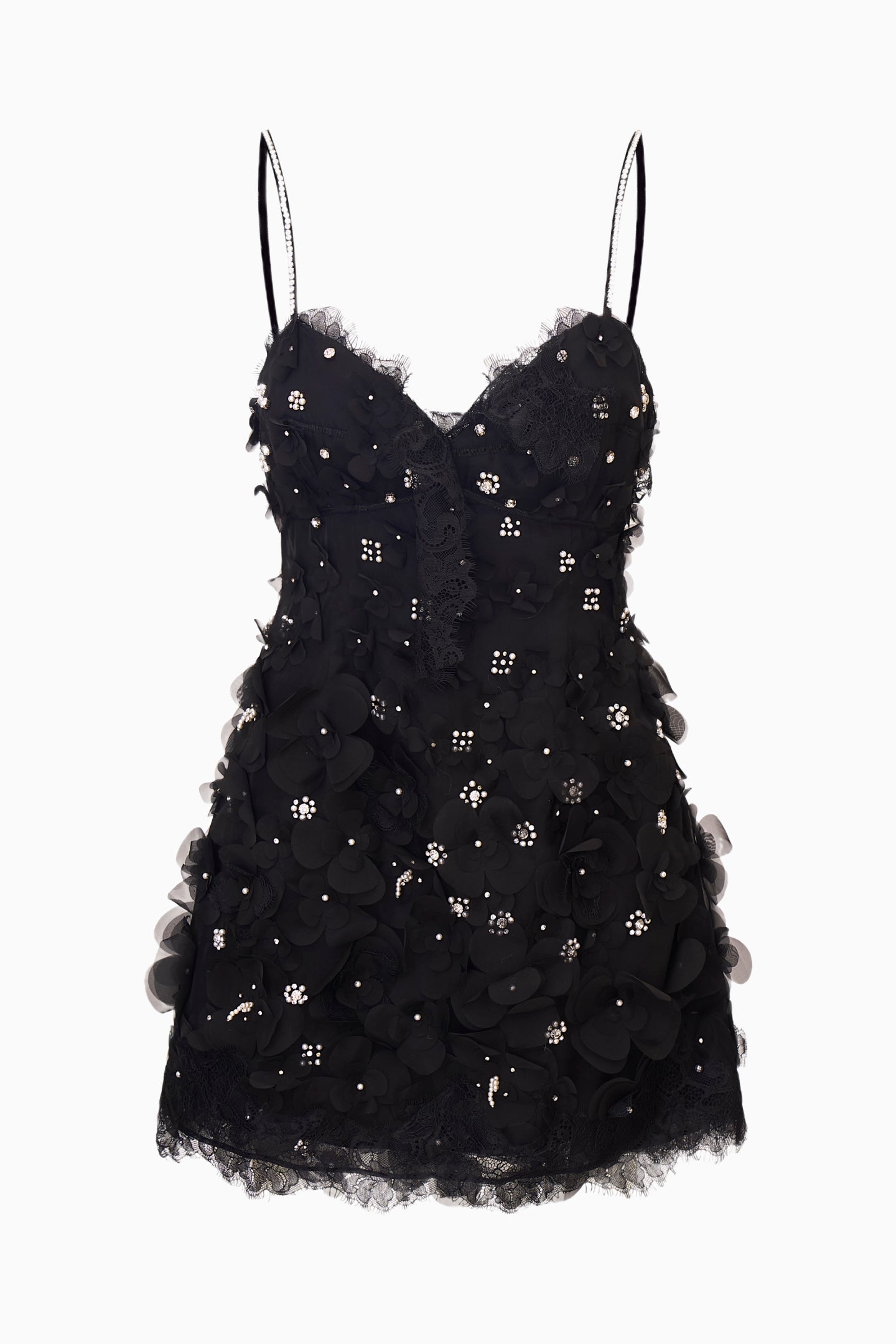 Ambessa Embellished Organza Mini Dress - Image 7