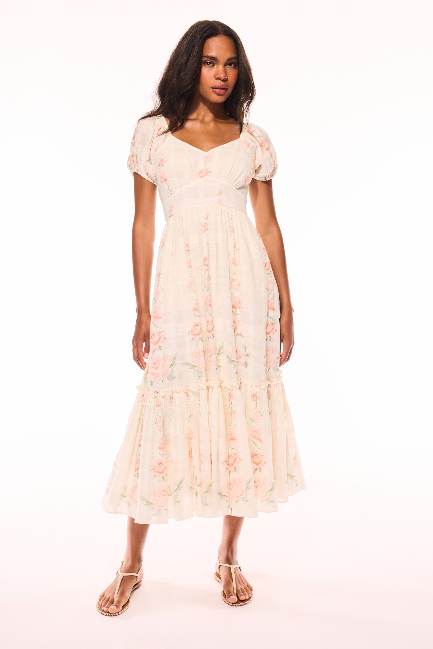 Angie Upcycled Cotton Midi Dress - Image 8