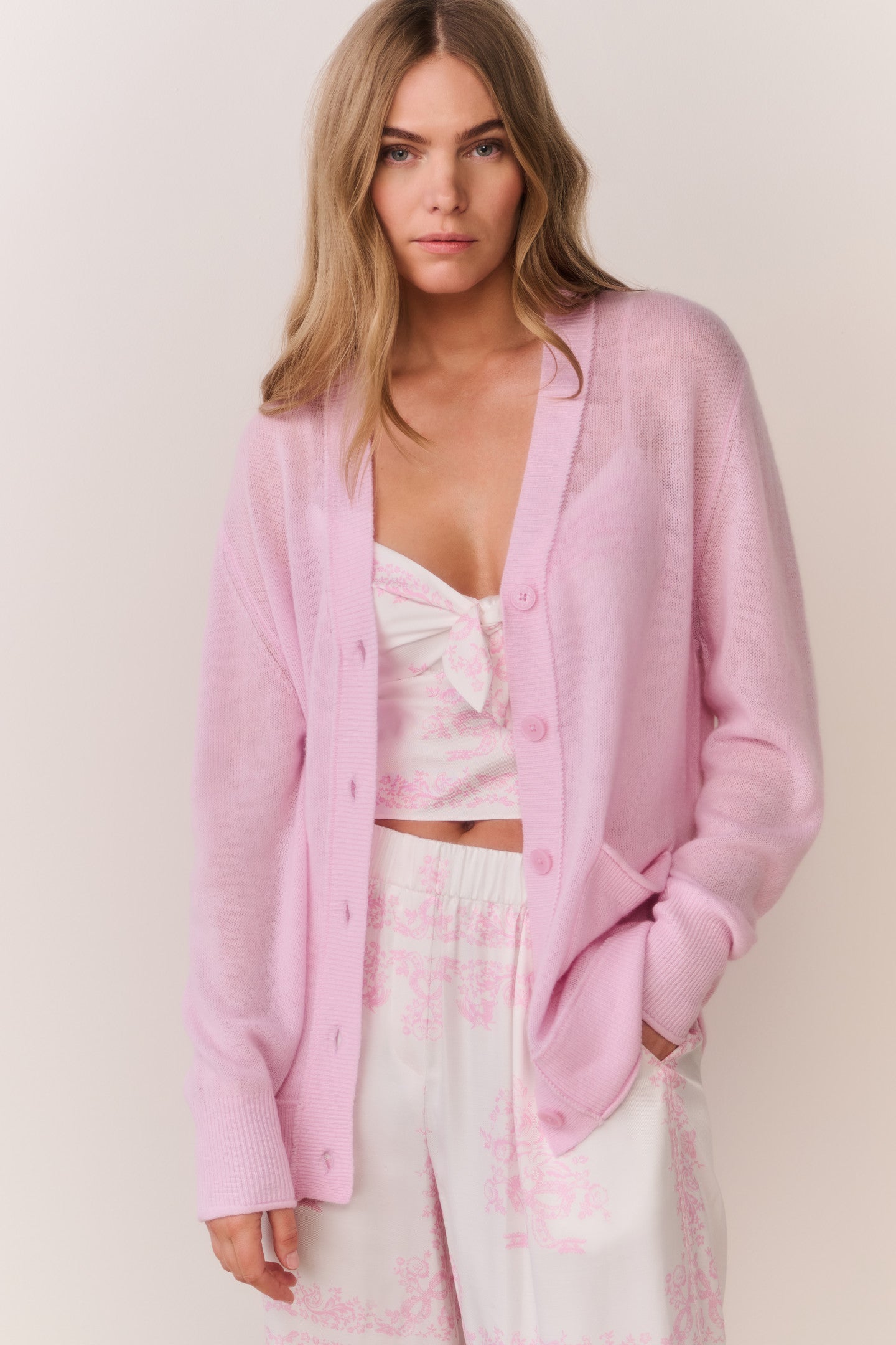 Applene Lightweight Cashmere Cardigan - Image 2