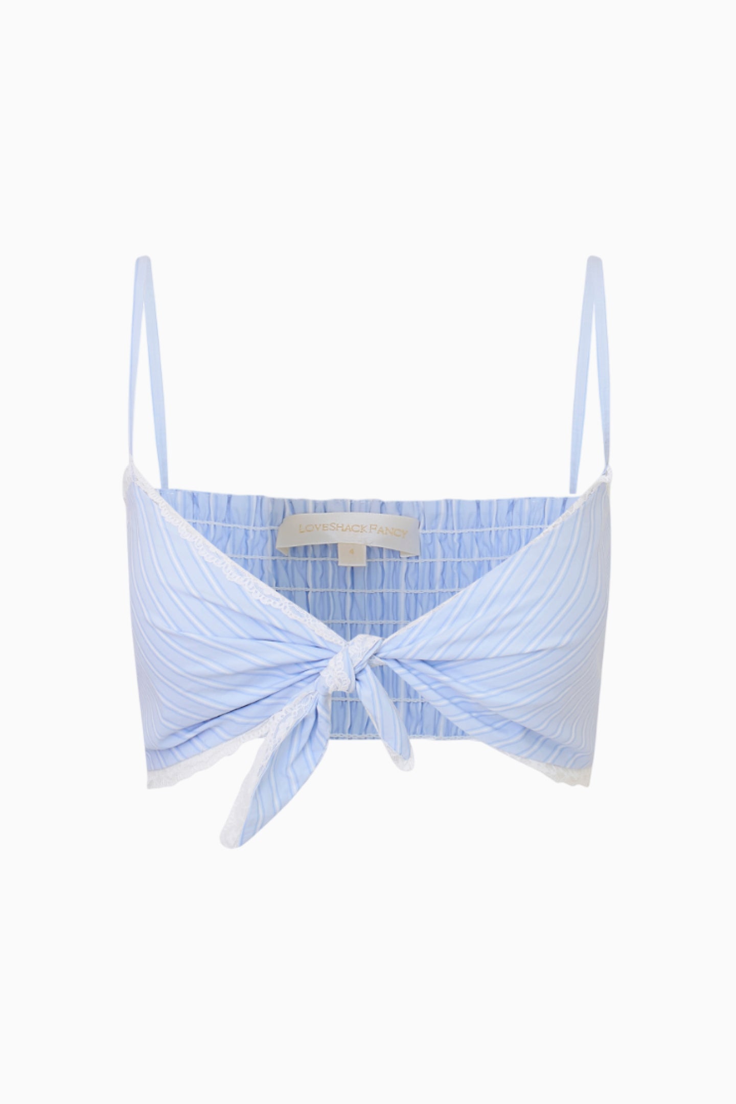 Arvine Cotton Pinstripe Bra Top - Image 7