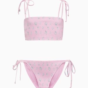 Tween Asta Smocked Floral Bikini