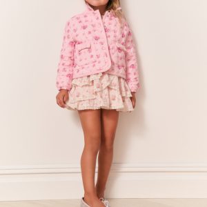 Girls Aubrina Floral Quilted Jacket