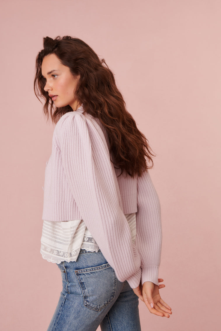 Avignon V-Neck Crop Cardigan - Image 13