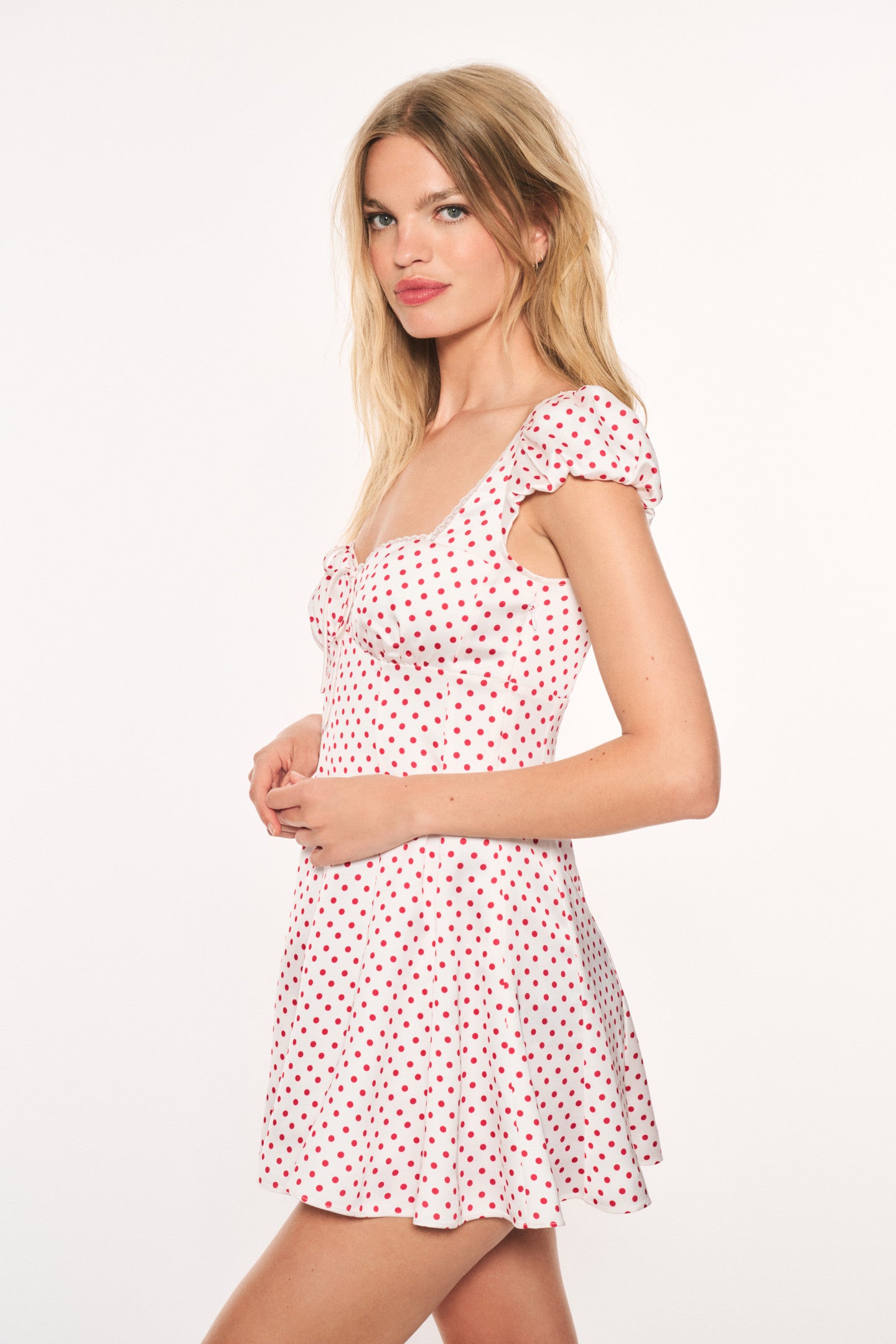 Avine Polkadot Mini Dress - Image 4
