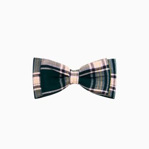 Ayisha Tartan Hair Bow - MISTLETOE KISS