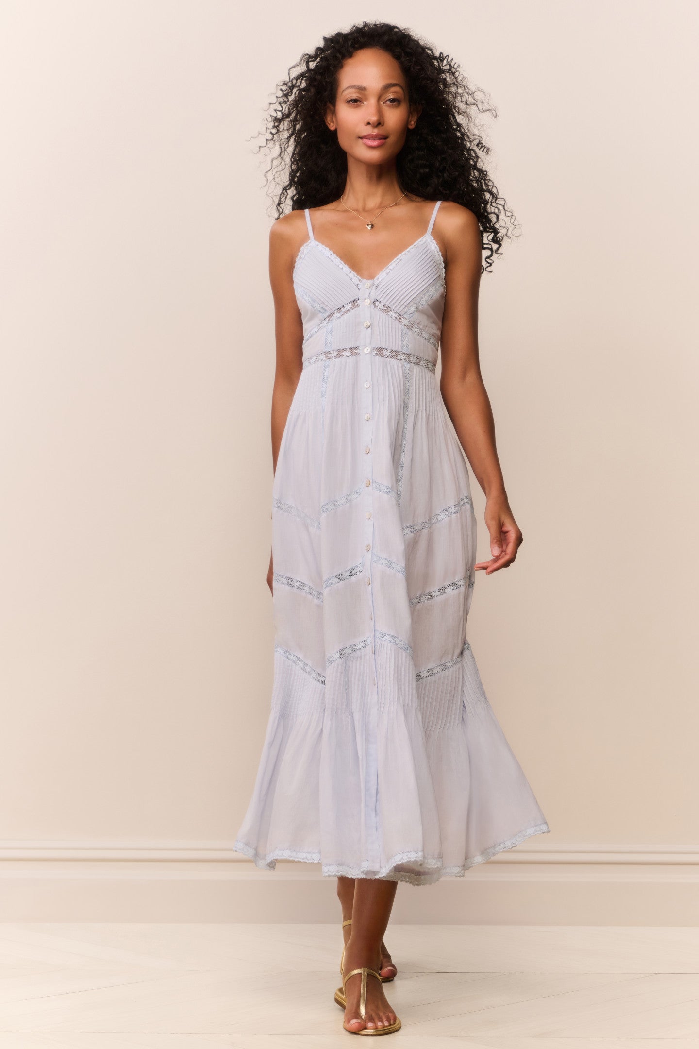 Esilda Heritage Cotton Midi Dress - Image 16