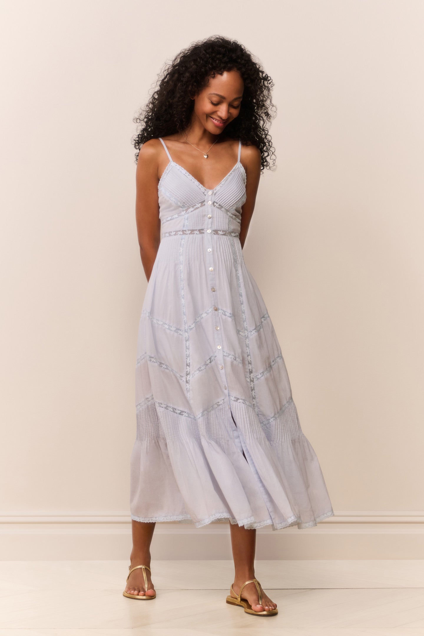 Esilda Heritage Cotton Midi Dress - Image 14