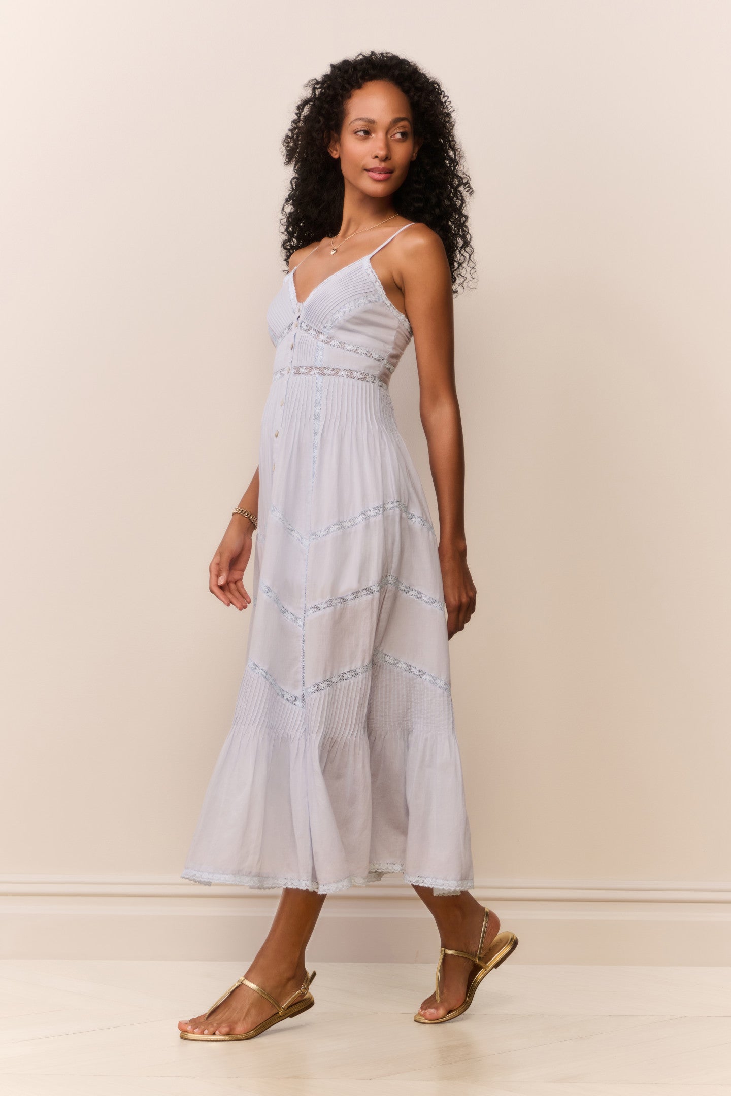 Esilda Heritage Cotton Midi Dress - Image 17