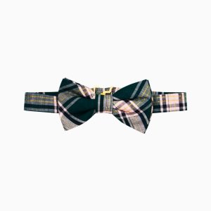 Boys Bastow Tartan Bowtie - MISTLETOE KISS