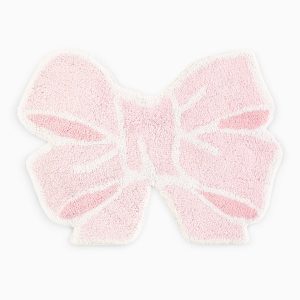 Bow Bath Rug - PETAL PINK