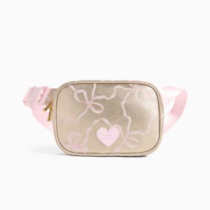 STATE x LoveShackFancy Gold Bennet Large Fanny Pack