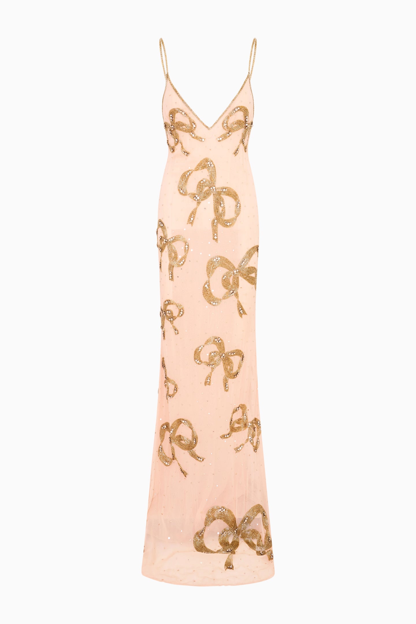 Berisa Beaded Bow Maxi Dress - Image 6