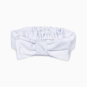 Bow Face Wash Beauty Headband - BLUE CLOUD