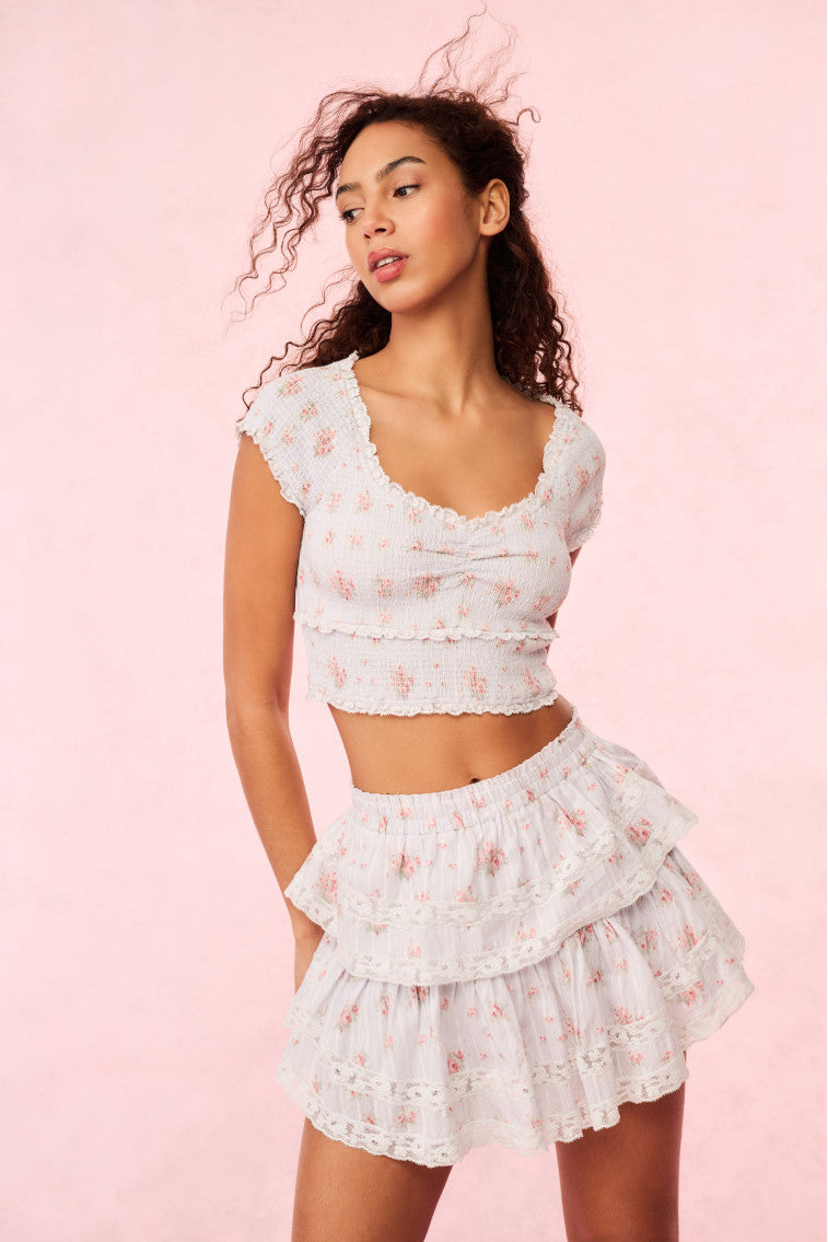 Cambron Cotton Floral Top - Image 2