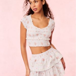 Cambron Cotton Floral Top