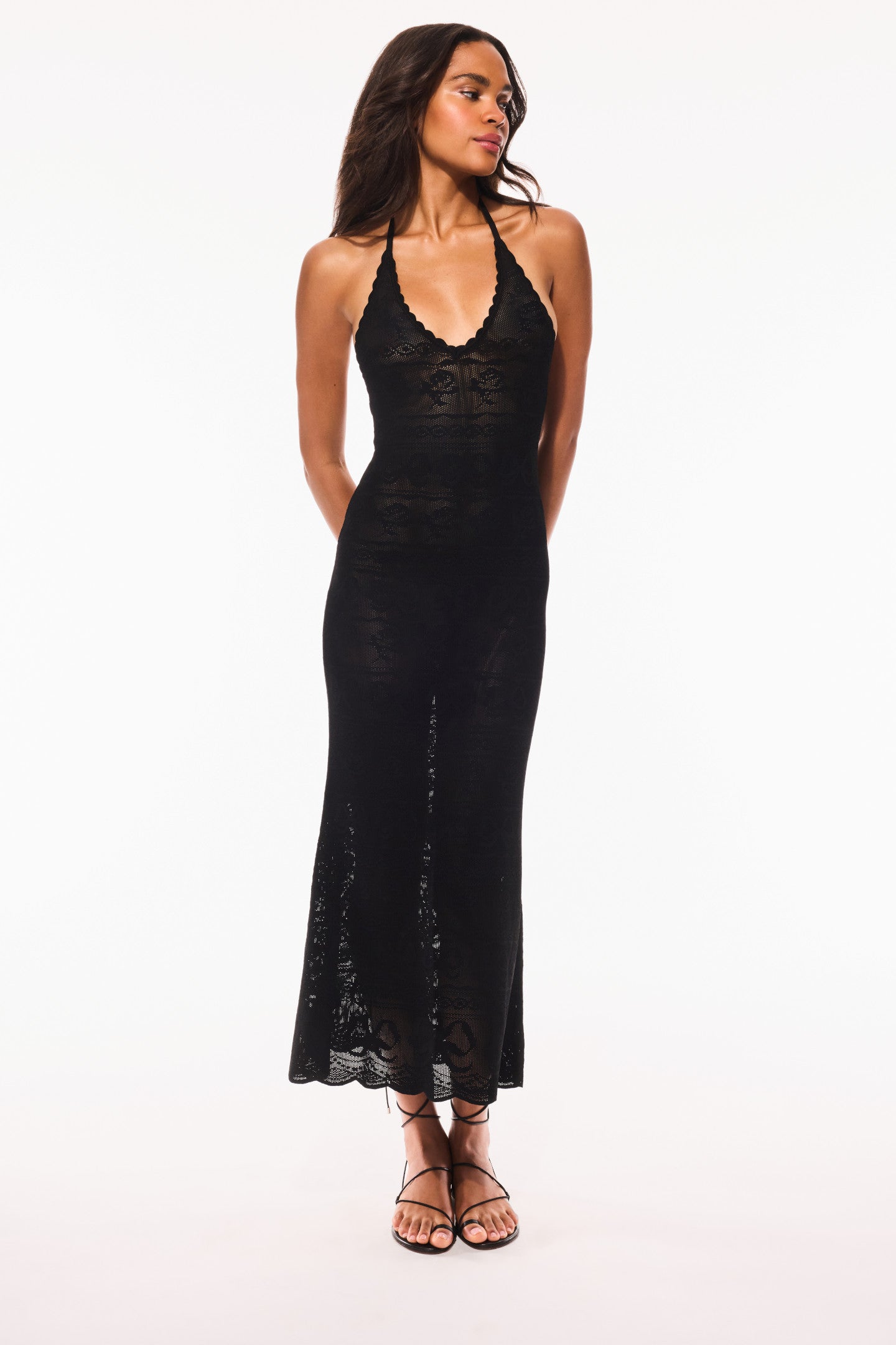 Cillian Pointelle Knit Maxi Dress - Image 2