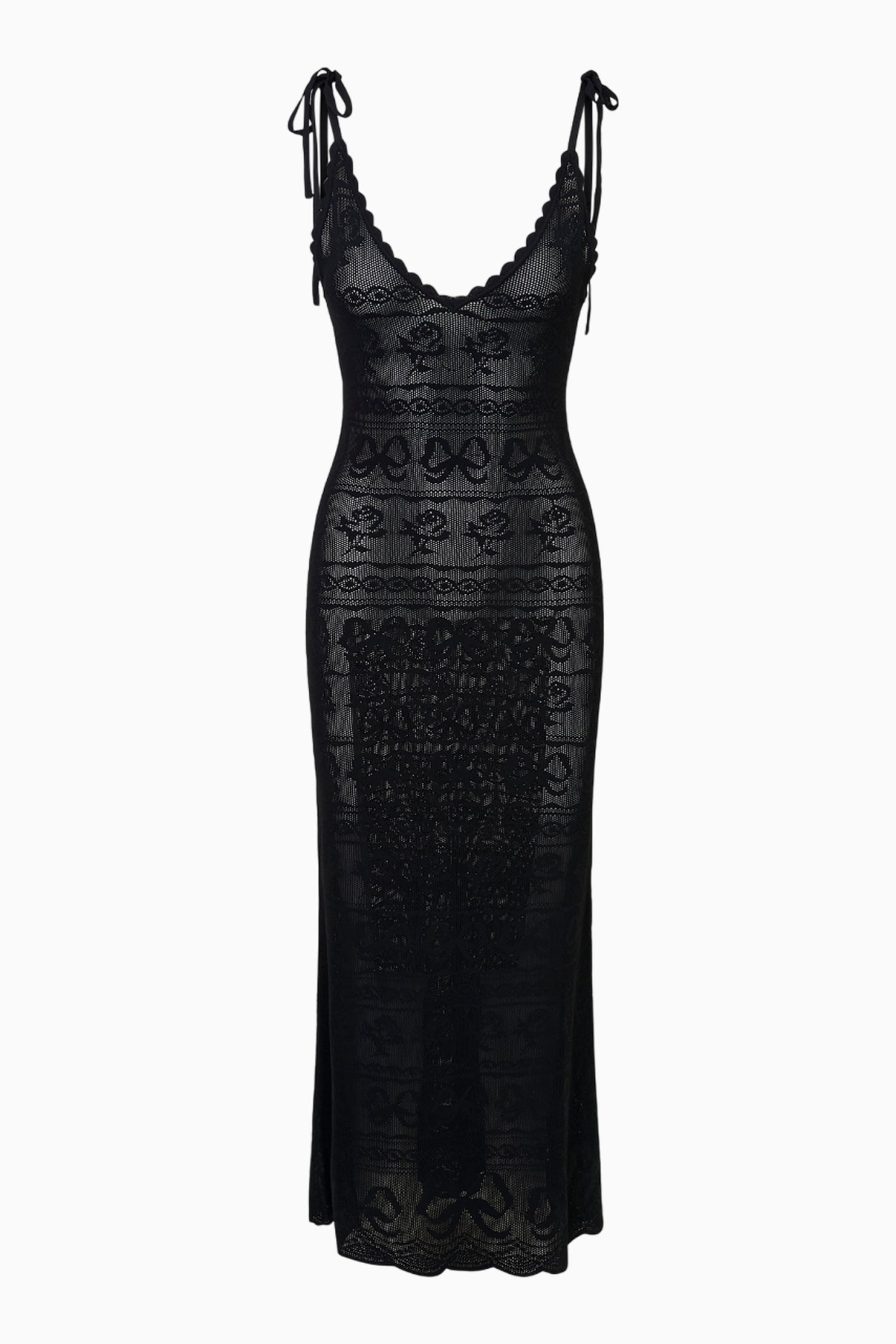Cillian Pointelle Knit Maxi Dress - Image 4