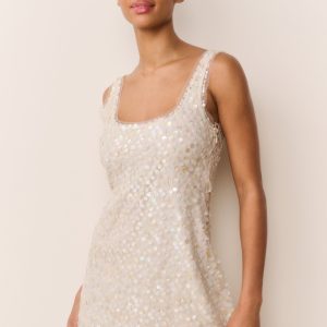 Ciris Shell Bead Mini Dress