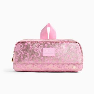 STATE x LoveShackFancy Metallic Bow Clinton Pencil Case