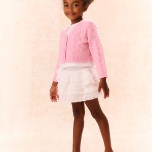 Girls Constine Wool-Cashmere Cardigan