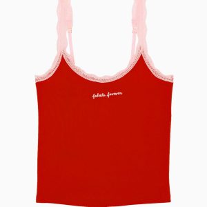 PINK x LoveShackFancy Cotton Cami