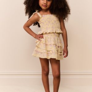 Little Girls Blooming Floral Billie Skirt