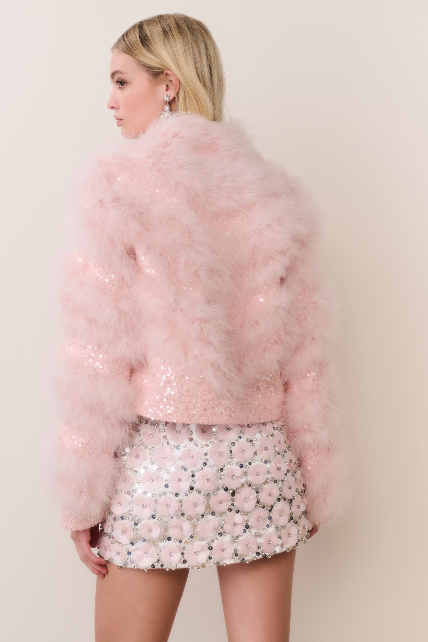 Curran Feather & Sequin Jacket - Image 5