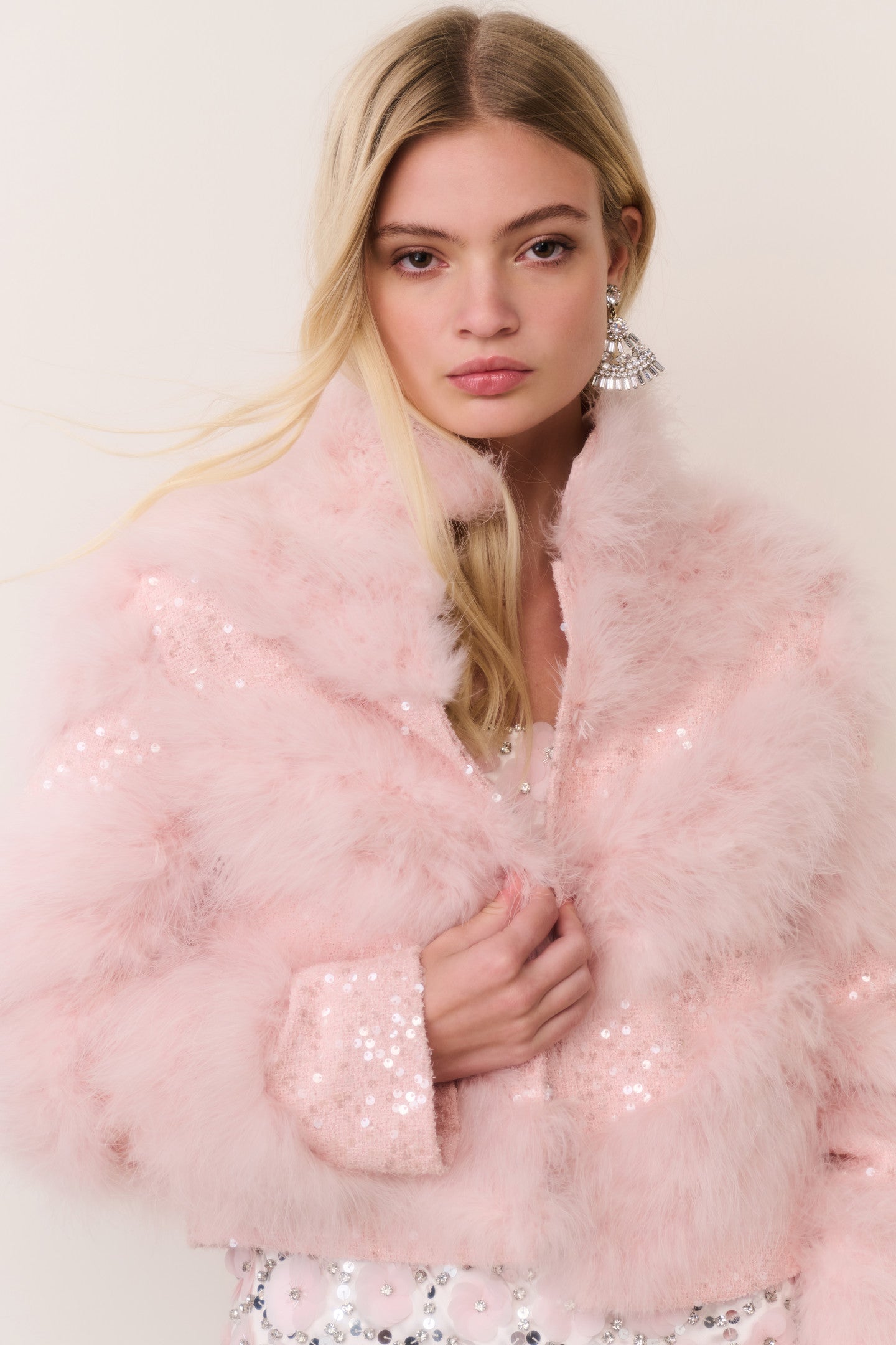 Curran Feather & Sequin Jacket - Image 2
