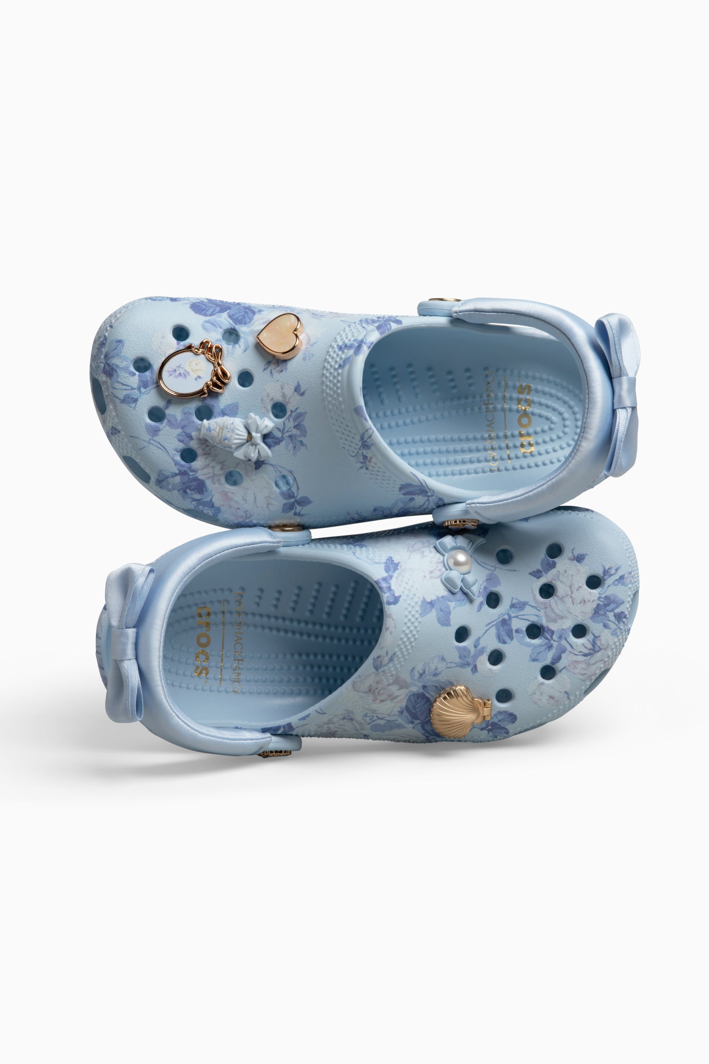 LoveShackFancy x Crocs Blue Classic Clog - Image 4