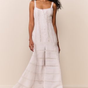 Calyx Cotton Victorian Maxi Dress