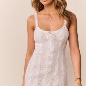 Aster Cotton Victorian Mini Dress