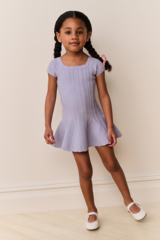 Little Girls Daffron Pointelle Dress